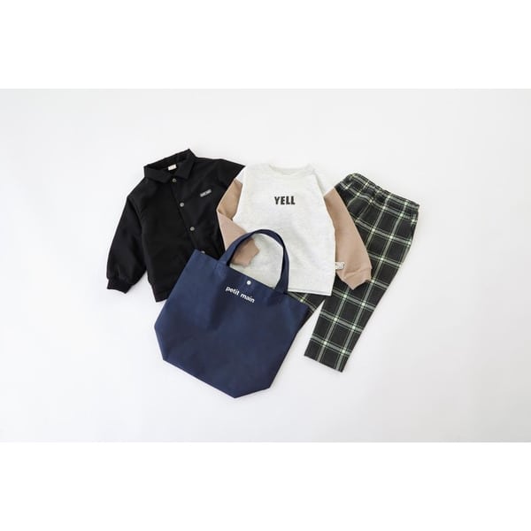 【数量限定 12月9日12:00より再販開始】プティマイン 2023 福袋 男の子 キッズ ベビー 子供服 アウター入り ジャケット/Tシャツ/カットパンツ チェック柄 90/100/110 おしゃれ【1月6日より順次発送】のサムネイル