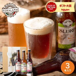 母の日 プレゼント 内祝い ギフト ビール セット 送料無料 （酒類）イタリア クラフトビール Soralama 3種飲み比べセット（のし、包装、メッセージカード不可） / ソララマ 内祝い お返し ビール 飲み比べ海外ビール 輸入ビール 高級 お酒