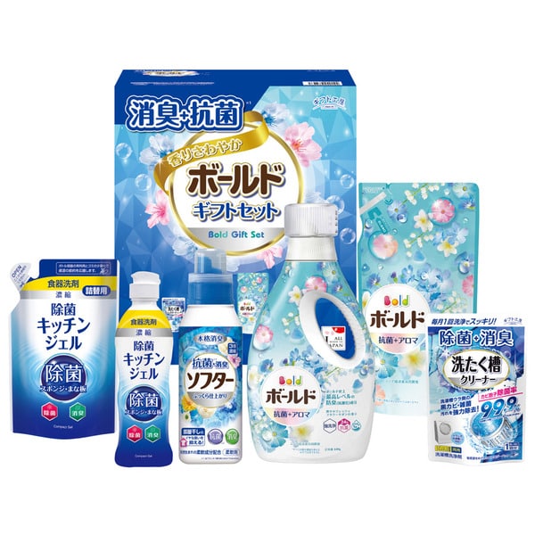（スーパーSALE 半額 + ポイントUP / セール）洗剤 ギフト ギフト工房 消臭抗菌・ボールドギフトセット BFS-40Z / 結婚 出産 内祝い お祝い 出産内祝い お返し 香典返し 引っ越し ご挨拶 快気祝い 入学 就職 退職 お中元 日用品 gws 残暑見舞いのサムネイル