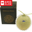 お中元 夏ギフト フルーツ 送料無料 マスクメロン(1玉) メーカー直送 / LTDU フルーツギフト 果物ギフト メロン 2025 御中元専用 贈答品 贈り物 詰合せ 詰め合わせ セット JGS