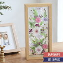 プリザーブドフラワー 仏花 花窓(紫桜 しお)M | お供え花 供花 仏壇用 初盆 新盆 四十九日 一回忌 三回忌 法事 法要 お供え お悔やみ お彼岸 ガラス...