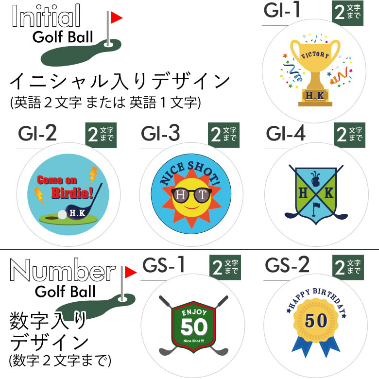 名入れゴルフボール&ネームタグギフトセット
