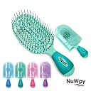 NuWayブラシ TravelC 　NuWay TravelC ヘアブラシ ケース付　正規品　ニューウェイ NuWay4Hair ヘアケアブラシ　コンパクト　4色からお選びください