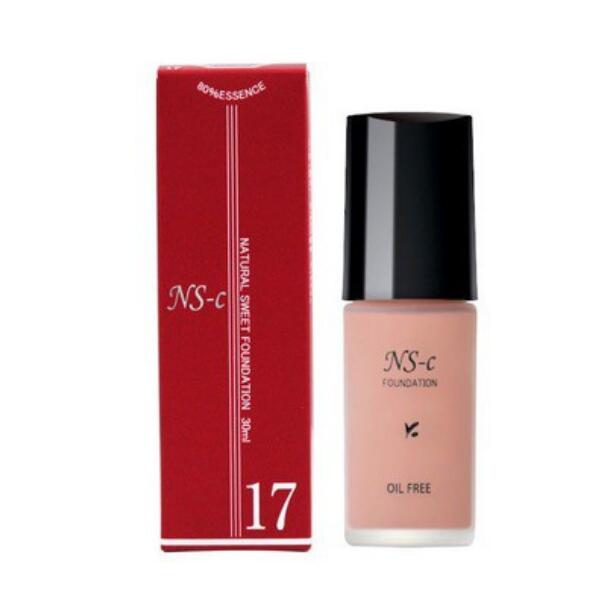 3本セット　ジュポン化粧品　ナチュラルスィート ファンデーションS　30ml　17号ライトピンク　下地が要らない水溶性ファンデーション　低刺激 　送料無料