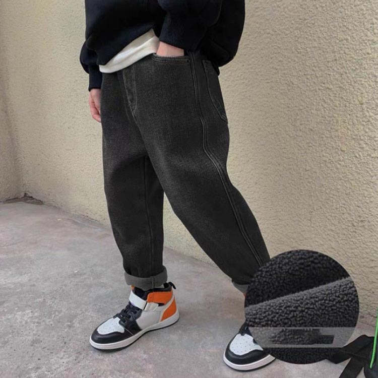 裏起毛 デニムパンツ キッズ 裏起毛デニムパンツ ジーンズ ジーパン 長ズボン 女の子 男の子 子ども 裏ボア ボトムス 子供服 こども服 子ども服 ゆったり あったか 暖かい 子供パンツ 防寒 秋冬 カジュアル かわいい 100 110 120 130 140 150 160cm