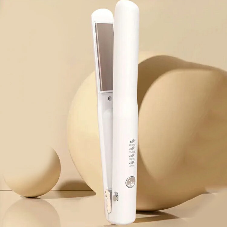 ヘアアイロン カール USB ストレートアイロン コンパクト ヘアーアイロン 充電式 ...