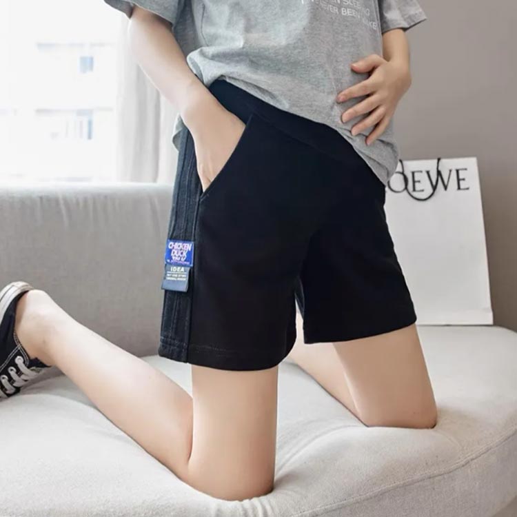 マタニティ マタニティ レディース マタニティパンツ マタニティウェア ショートパンツ 妊婦服 薄手 半ズボン ズボン ゆったり スポーツ ウェア アジャスター付き スウェットパンツ ルームウェア 部屋着 5分丈 短パン ショーパン 妊娠 産前産後 らくちん 3