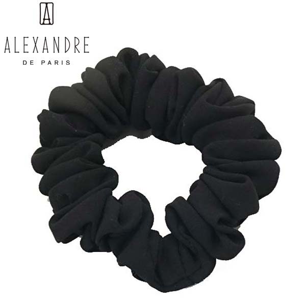 アレクサンドル ドゥ パリ タイムレス シュシュ 髪飾り ブラック フランス製 ALEXANDRE DE PARIS TIMELESS LE CHOUCHOU TCH-25T-P24-N NOIR 40