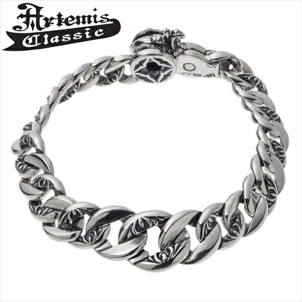 【ポリッシュクロスプレゼント】アルテミスクラシック Artemis Classic グラデーション 喜平 ブレスレット シルバー925製 メンズ ACB0126【2022SS Collection】
