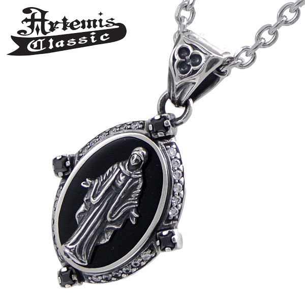 其它 - 【ポリッシュクロスプレゼント】アルテミスクラシック Artemis Classic 黒衣聖母 ペンダント/ネックレス シルバー925製/チェーン付き ACP0239