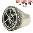 【ポリッシュクロスプレゼント】【SAINTS Design セインツ デザイン】BERSERK ベルセルク 烙印と髑髏（ドクロ）のリング BSS-R-04（受注生産モデル）正規品