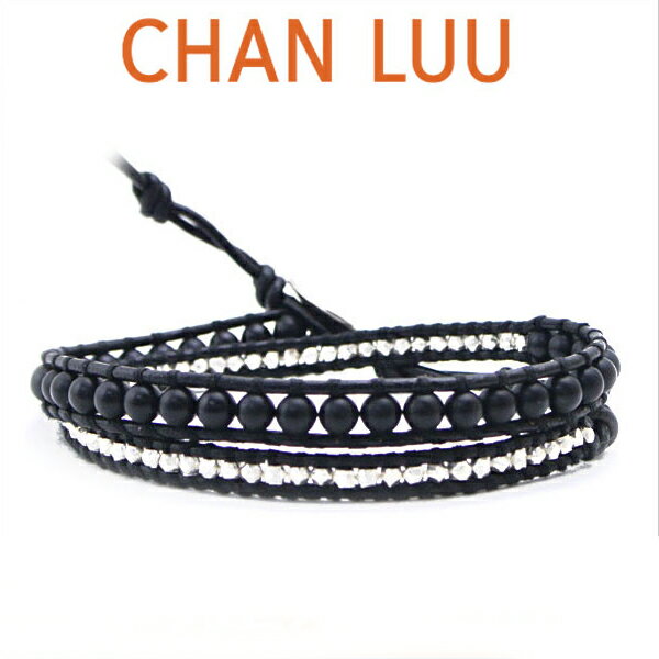 チャンルー ブレスレット メンズ チャンルー ブレスレット CHAN LUU ストーンビーズミックス 2連ラップブレスレット メンズ ＆ レディース/ユニセックス チャンルー CHANLUU ONYX/オニキス BS-5253CLJ（SP）BLACK ブラック