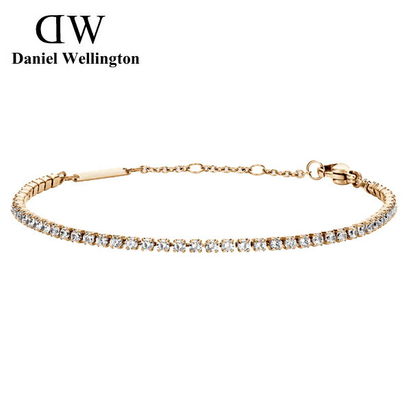 ダニエルウェリントン クラシック テニスブレスレット レディース ローズゴールド 175mm Daniel Wellington CLASSIC TENNIS BRACELET ROSE GOLD DW00400387