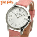 【2年保証】フォリフォリ FOLLI FOLLIE 腕時計 レディース/女性用 Match Point シルバー x ピンク WF15T032SPW-PI