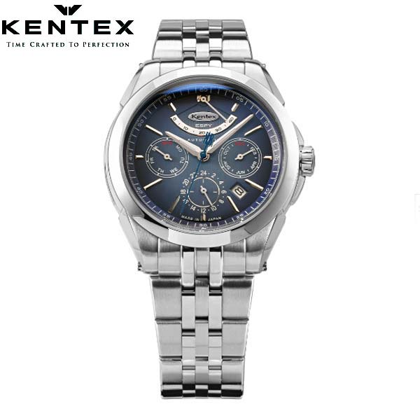 乐天商城 - ケンテックス KENTEX エスパイ アクティブ3 機械式腕時計 自動巻き オートマチック インフィニティブルー ESPY ACTIVE 3 Infinity Blue E661M-02 【クリーナープレゼント】【正規品】