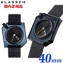 KLASSE14 腕時計 メンズ 【クリーナープレゼント】KLASSE14 クラス14 クラスフォーティーン K14 IRREGULARLY SQUARE Dark with Mesh Strap 40mm イレギュラリー スクエア ダーク メンズ 腕時計 ステンレスベルト WKF20BK001M【国内正規品】