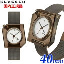 yN[i[v[gzKLASSE14 NX14 NXtH[eB[ K14 IRREGULARLY SQUARE Vintage Gold with Mesh Strap 40mm CM[ XNGA re[WS[h Y rv XeXxg WKF20VG001MyKiz