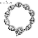 【ポリッシュクロスプレゼント】ライオンハート LION HEART “ブリージングタイム” マリンブレスレット シルバー925製 01BR048【国内正規品】