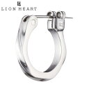 ライオンハート 【クリーナープレゼント】ライオンハート ピアス LION HEART ツイスト クロッシング フープ ピアス シルバー925 01EA0961SB【国内正規品】