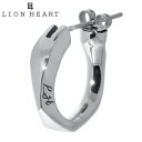 【クリーナープレゼント】ライオンハート ピアス LION HEART ソリッド クロッシング フープ ピアス シルバー925 01EA0961SD【国内正規品】