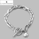 【ポリッシュクロスプレゼント】ライオンハート LION HEART サイドカットファットチェーン ブレスレット LEO シルバー925製 1BR092A0SV【...