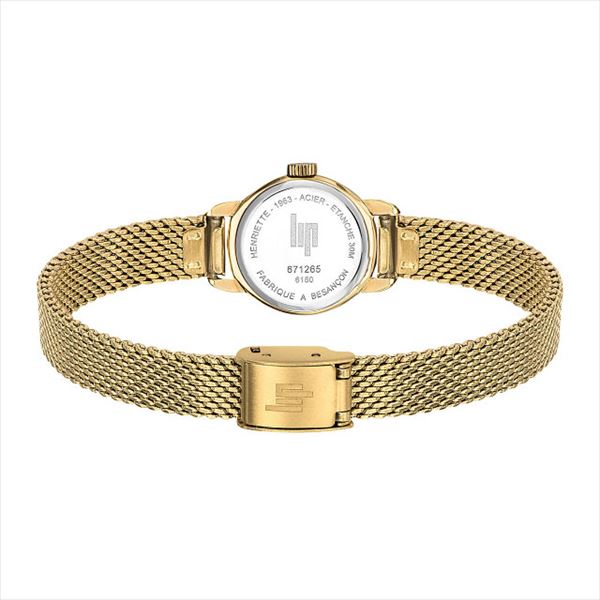【クリーナープレゼント】LIP / リップ アンリエット HENRIETTE シルバー & ゴールド メッシュ レディース 腕時計 ウォッチ 671265【国内正規品】