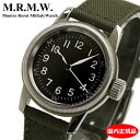 【クリーナープレゼント】 M.R.M.W. モントルロロイ ミリタリーウォッチ タイプA-17 黒文字盤 腕時計 Montre Roroi Military Watch TYPE A-11 12H BLACK【国内正規品】