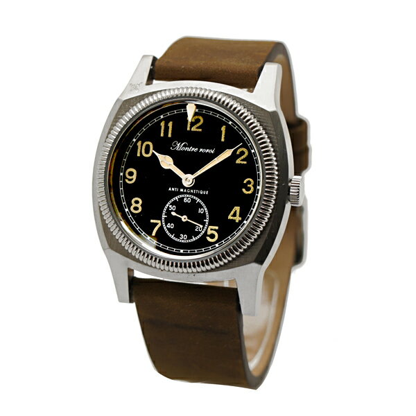 【クリーナープレゼント】 M.R.M.W. モントルロロイ ミリタリーウォッチ マジェテック ビッグタートル スモールセコンド Majetek Big Turtle Small second 腕時計 MAJETEK SS01 エルジン、ロンジン、ウォルサム等の往年の名作の復刻メーカー【国内正規品】