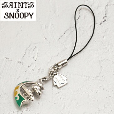 スヌーピー x セインツ ゴルフ スヌーピー 携帯ストラップ シルバー925 SNPY-K-08【SAINTS Design セインツ デザイン x SNOOPY】