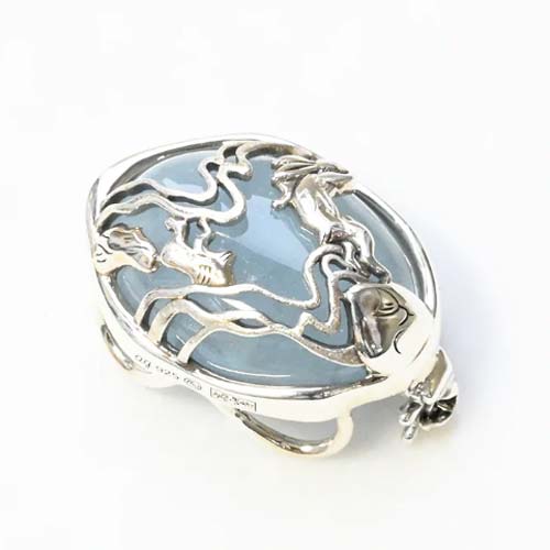 【クリーナー（磨き布）プレゼント】鳥獣戯画 ジュエリーコレクション【水遊び/鼻...