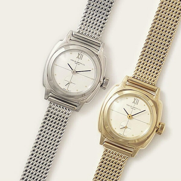 Bell Fieldの【クリーナープレゼント】VAGUE WATCH Co. ヴァーグ ウォッチ カンパニー 腕時計 クッションソフィ Coussin Sophie ステンレスメッシュベルト シルバー ゴールド CO-L-010 CO-S-010【正規品】｜アングル2