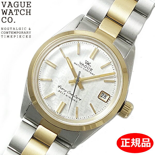 【クリーナープレゼント】VAGUE WATCH Co. ヴァーグウォッチ カンパニー 腕時計 Every-One-Date 機械式..