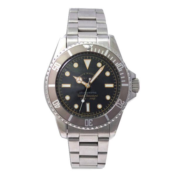 【クリーナープレゼント】VAGUE WATCH Co. ヴァーグ ウォッチ カンパニー 腕時計 GRY FAD（グレーフェド 機械式 自動巻き オートマチック ブラック文字盤 GF-L-001【正規品】