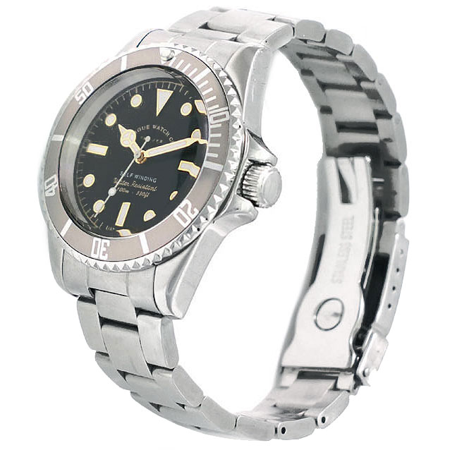 【クリーナープレゼント】VAGUE WATCH Co. ヴァーグ ウォッチ カンパニー 腕時計 GRY FAD（グレーフェド 機械式 自動巻き オートマチック ブラック文字盤 GF-L-001【正規品】