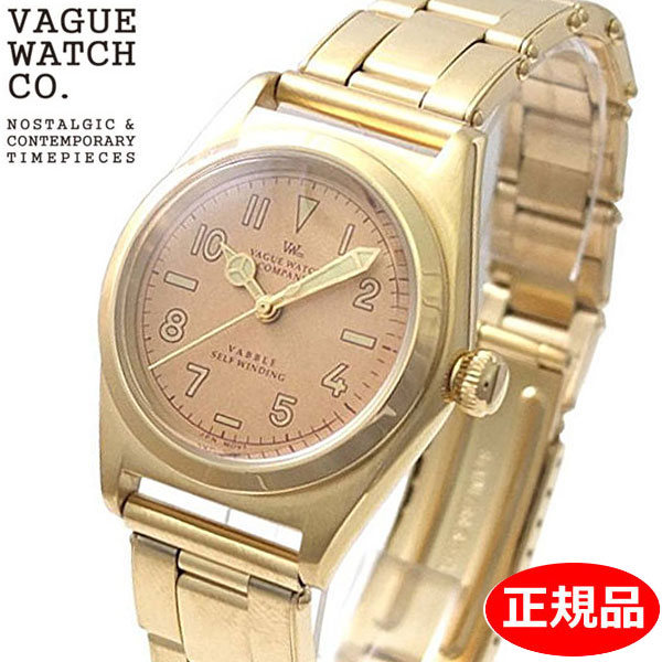 【クリーナープレゼント】【正規品】VAGUE WATCH Co. ヴァーグ ウォッチ カンパニー 腕時計 VABBLE(ヴァブル) 機械式 自動巻き オートマチック ピンク文字盤 VB-L-002-SB