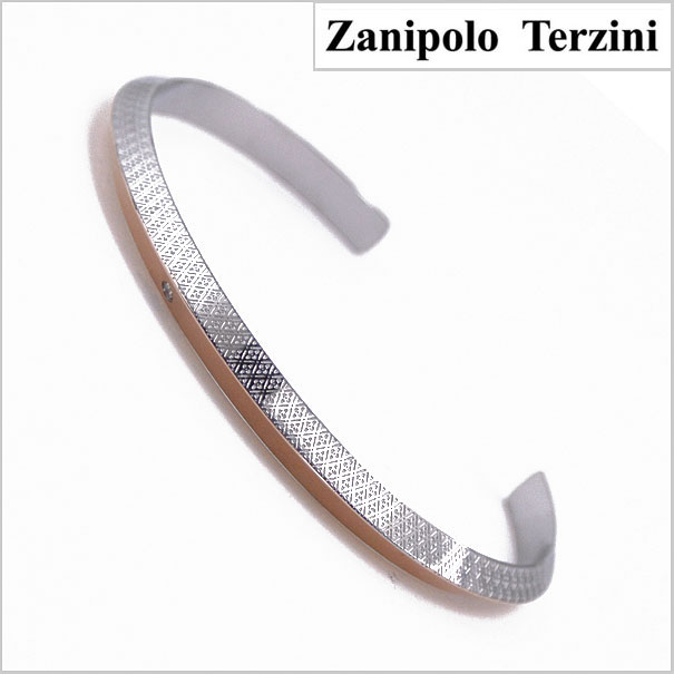 バングル Zanipolo Terzini（ザニポロ・タルツィーニ）サージカルステンレス製 バングル/ブレスレット 天然ダイヤモンド付き レディース ザニポロタルツィーニ ZTB2613-LADY-RS【送料無料】