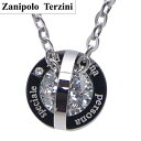 Zanipolo Terzini（ザニポロ・タルツィーニ）サージカルステンレス製ペンダント/ネックレス・レディース メッセージアクセサリー ZTP2239L-BK