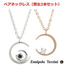 Zanipolo Terzini(ザニポロ・タルツィーニ)ペアネックレス/ペンダント(男女2本セット) メンズ & レディース サージカルステンレス製 ZTP2...