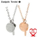 Zanipolo Terzini(ザニポロ・タルツィーニ)メッセージ ペアネックレス/ペンダント(2本セット) メンズ・レディース ユニセックス サージカルステ...