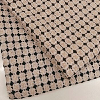 Wool - 【 ウール・ナイロン他 先染めツイード生地 2色 】2個(1m)以上、50cm単位販売商品