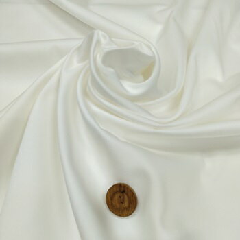 Cotton （Solid Color） - 【綿 100% ツイル生地 オフ白 】2個(1m)以上、50cm単位販売商品