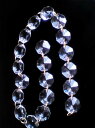 バレンタインデーの飾り オーナメント☆クリスタルカーテン1m★アクリル14mm+金具連結加工品ハイドメイド