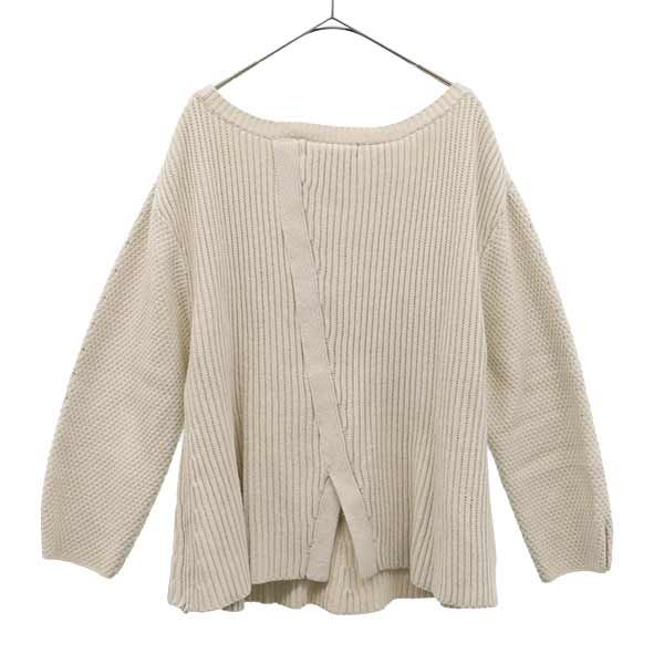 古着 スナイデル SNIDEL 長袖 デザイン ニット F ホワイト セーター レディース 【中古】