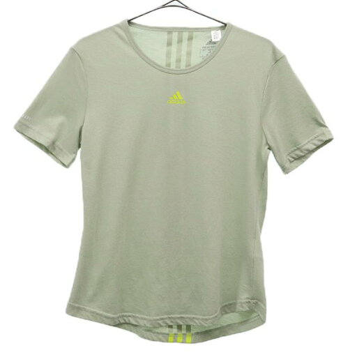 古着 アディダス adidas プリント 半袖 Tシャツ S グリーン レディース 【中古】 古着 アディダス adidas プリント 半袖 Tシャツ S グリーン レディース 【中古】