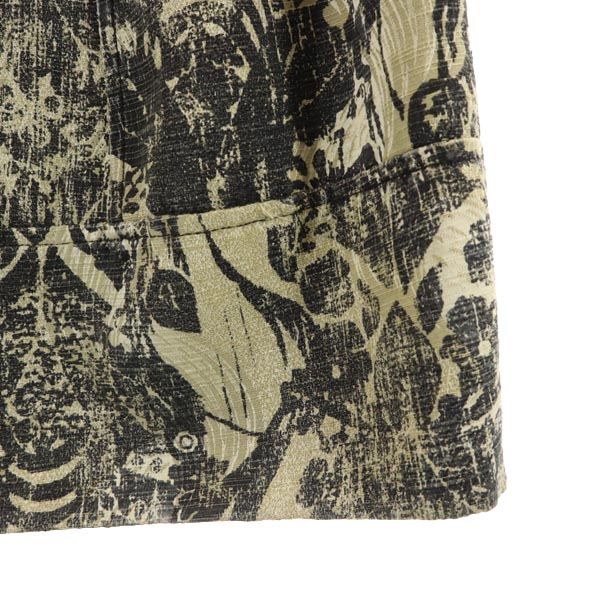 古着 Max Mara WEEKEND マックスマーラ ウイークエンド 総柄 ミニ丈 スカート 36 グレー系 サイドジップ レディース 【中古】