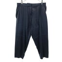 古着 Emporio Armani エンポリオアルマーニ イタリア製 クロップドパンツ 40 ブラック系 レディース 【中古】 【PD】(4)