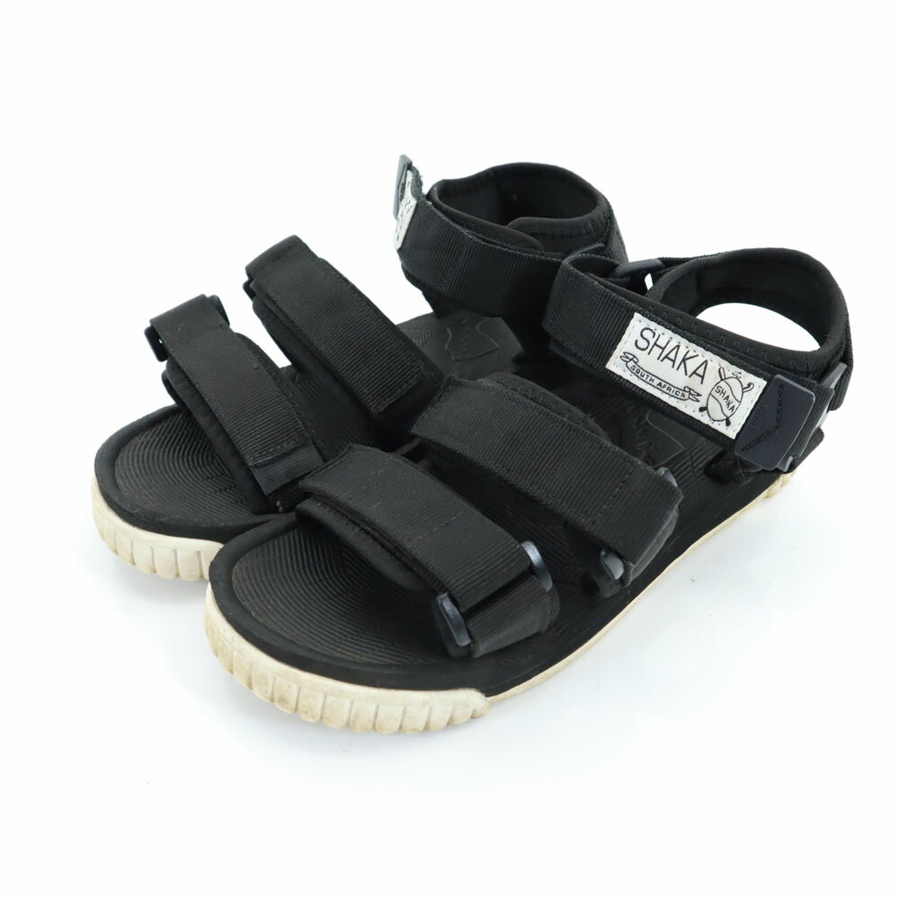 古着 SHAKA シャカ SK-104 サンダル 24.0cm ブラック レディース 【中古】