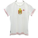 古着 アディダス adidas 未使用 トレーニング 半袖 Tシャツ M ホワイト系 タグ付き レディース 【中古】