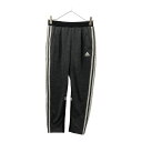 古着 アディダス adidas 3本ライン トレーニング ロングパンツ 150 グレー系 キッズ 【中古】 【PD】(4)