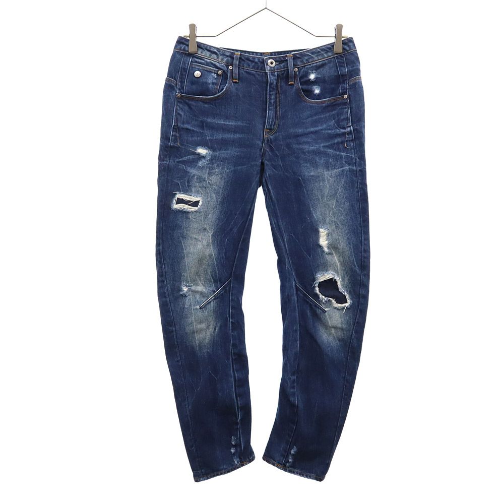 古着 ジースターロウ G-STAR RAW 3D デニムパンツ w23 ネイビー ジーパン レディース 【中古】 【PD】
